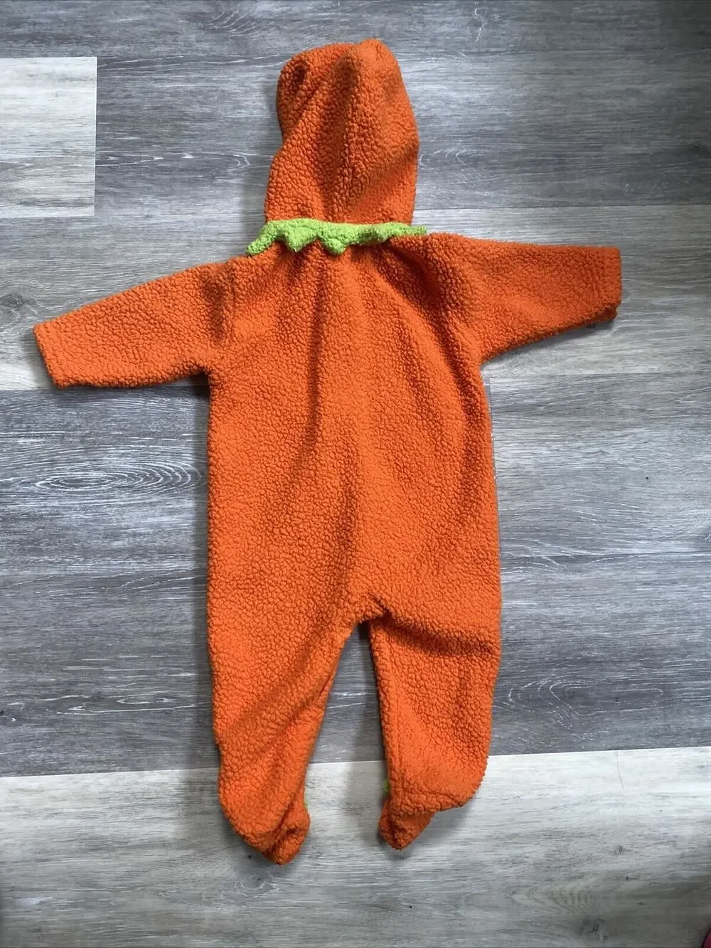 Boys Girls baby plush PUMPKIN Halloween Costume sz 6 months